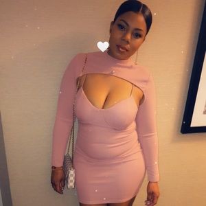 Pink Fashion Nova Dress